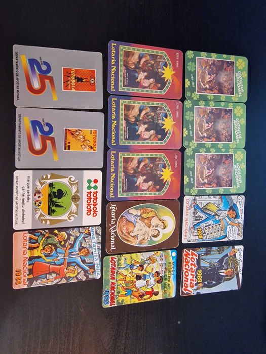 Calendários Bolso - Motivo Lotaria Nacional e Totobola