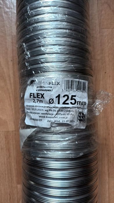 Rura wentylacyjna aluminiowa .