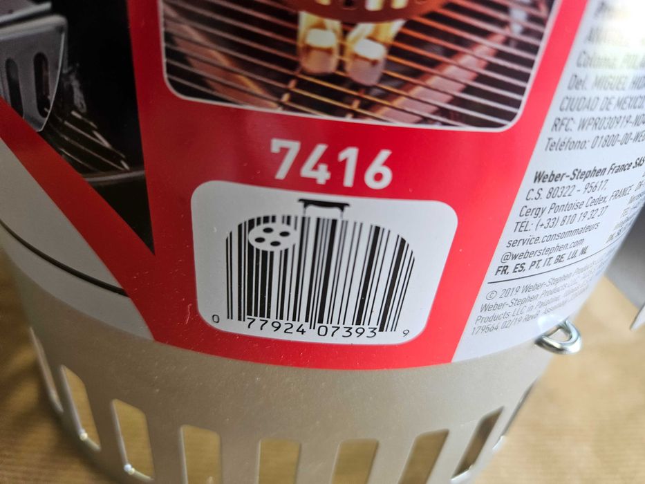 Komin do rozpalania grilla Weber 7416 Rapidfire