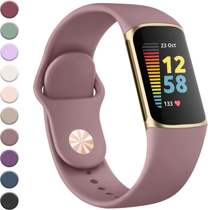 YLK Opaska Silikonowa do Fitbit Charge 5/6 - sportowa, regulowana