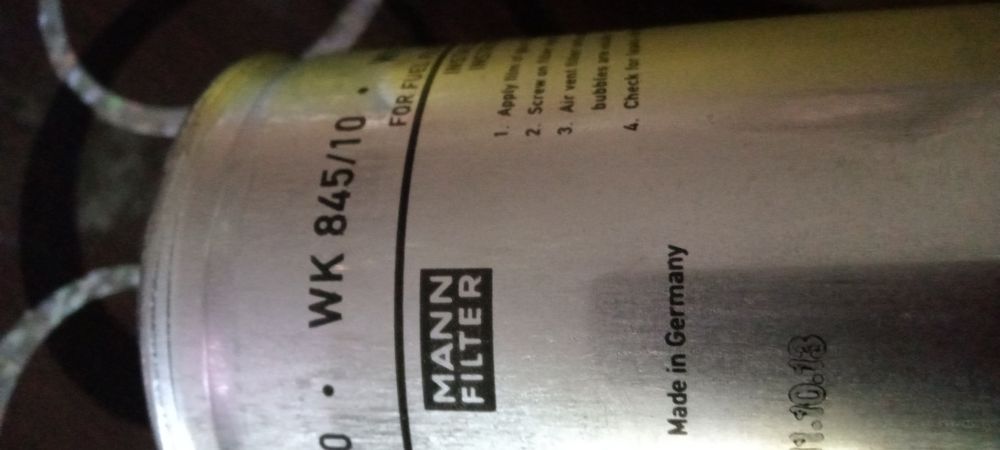 Фільтр паливний Mann WK 845/10 (Daf Trucks Ginaf)