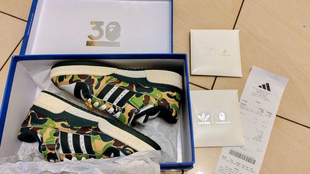 NOWE Adidas Low Bape r.36 2/3
