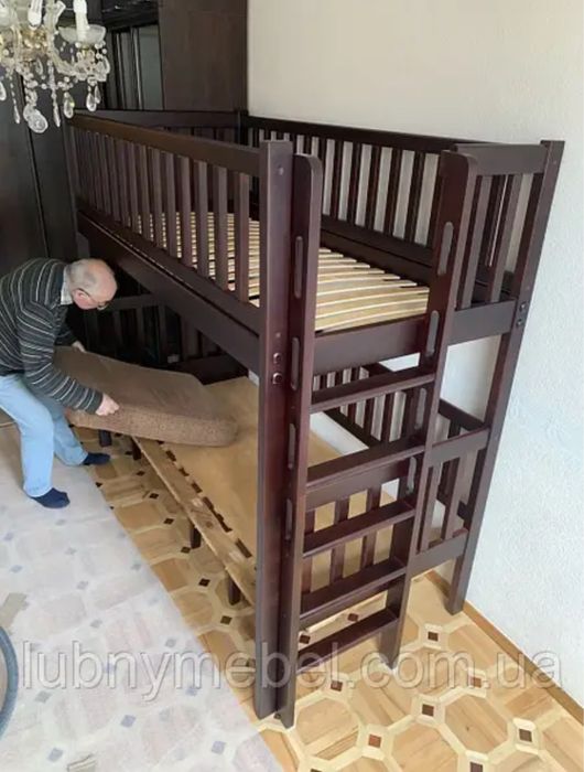 Кровать двухъярусная "Линда" , двоповерхове ліжко трансформер.