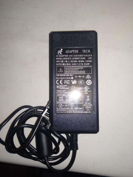 Блок питания 24 вольта 2.7Ампмер