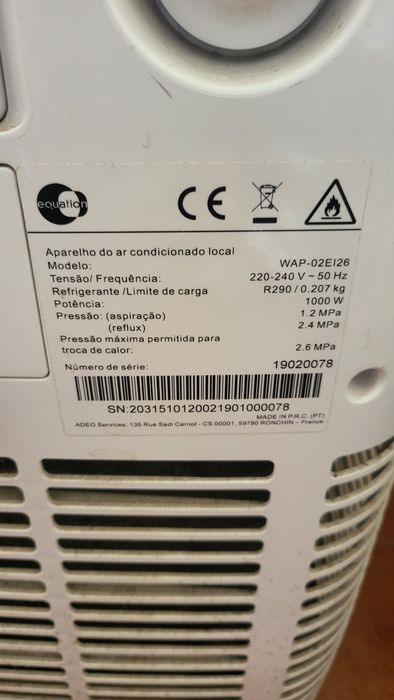 Ar condicionado portátil