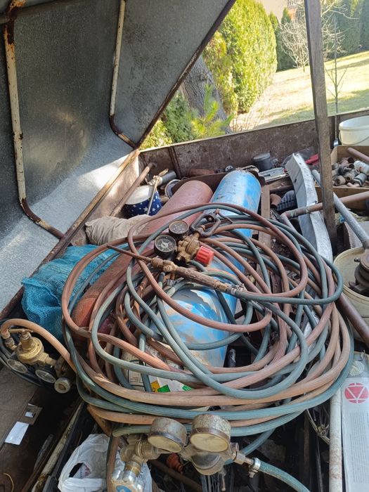 Zestaw do spawania gazowego tlen-acetylen reduktory