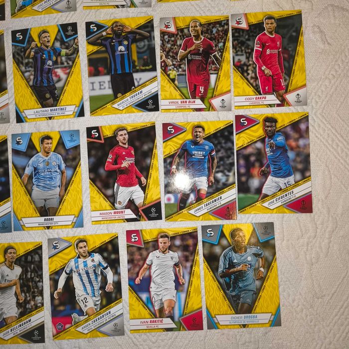 Cartas Common Movimento Topps Superstars