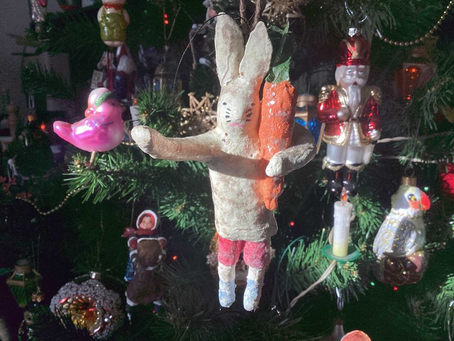 Іграшки на ялинку СРСР, ватна, вата, старі, советские, радянські