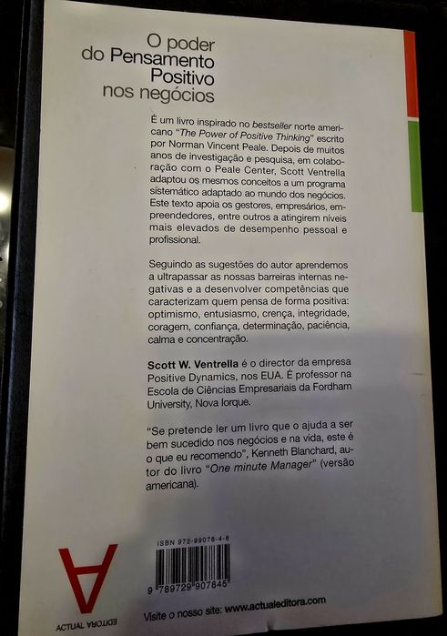 O Poder do Pensamento Positivo nos Negócios
de Scott W. Ventrella