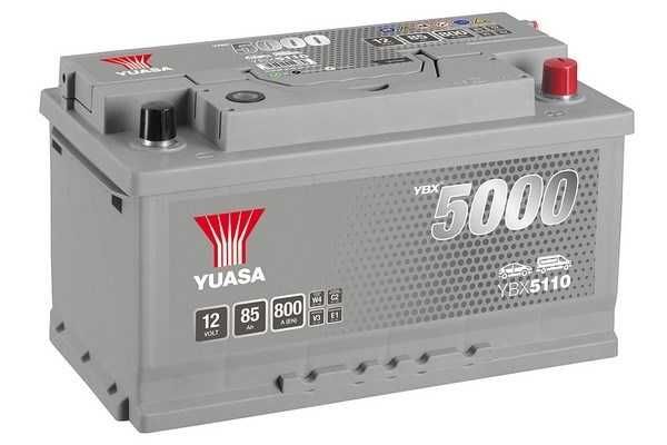 Akumulator 12V 85Ah 800A P+ YUASA Silver YBX5110 Warszawa