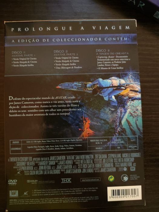 DVD edição de colecionador Avatar