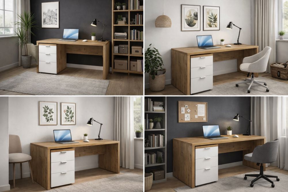 Biurko biurowe 180x80 | solidne | industrialne