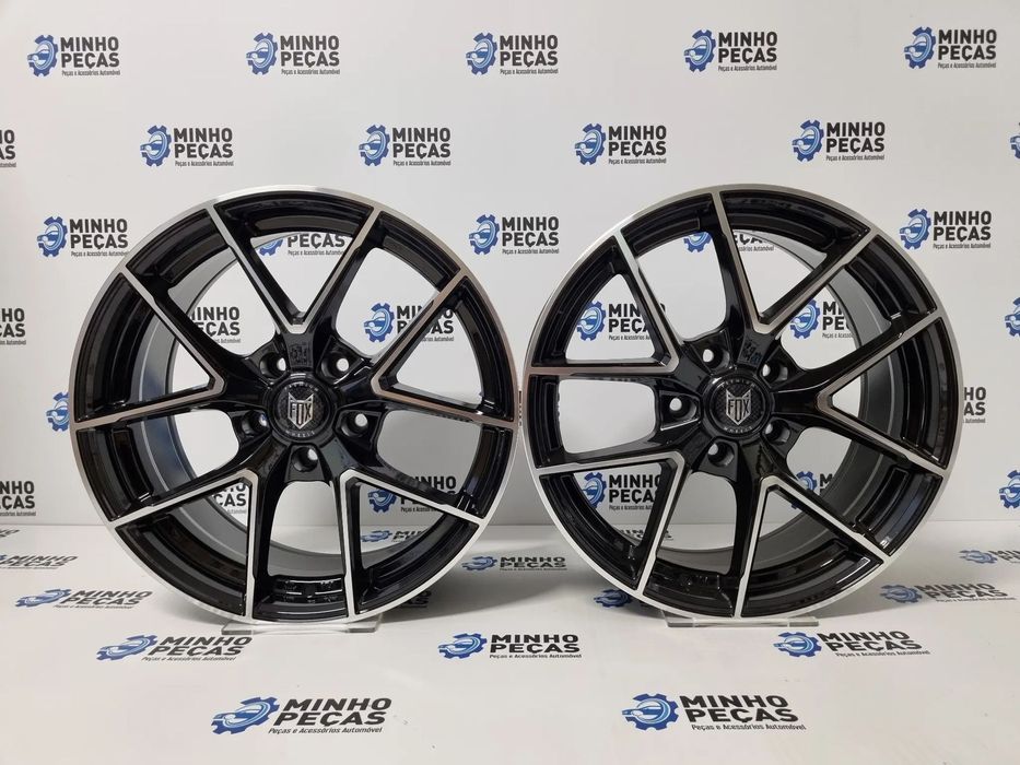 Jantes Fox FX5 em 17 (5x120) Preto Polido