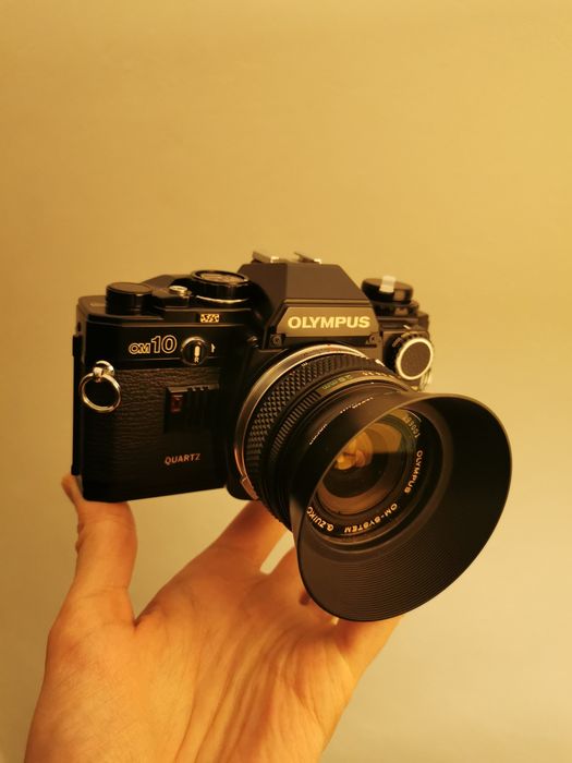 Плёночный фотоаппарат Olympus OM-10 Silver/Black + объективы