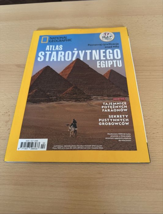 Czasopismo National Geographic „Atlas starożytnego Egiptu”
