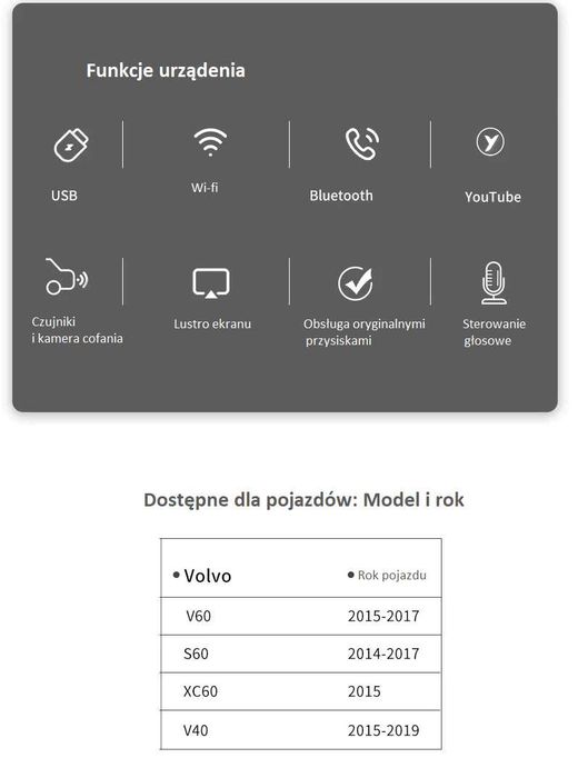 android auto carplay bpx VOLVO XC90  XC40  XC60  S90 S60  V90  V60