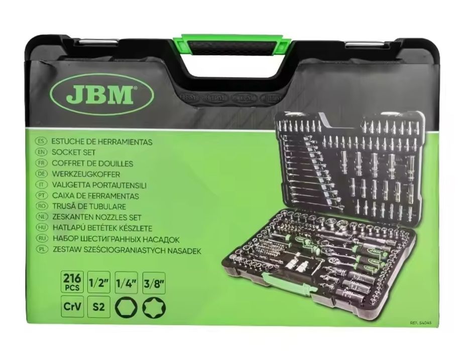 Mala ferramenta JBM 216 peças