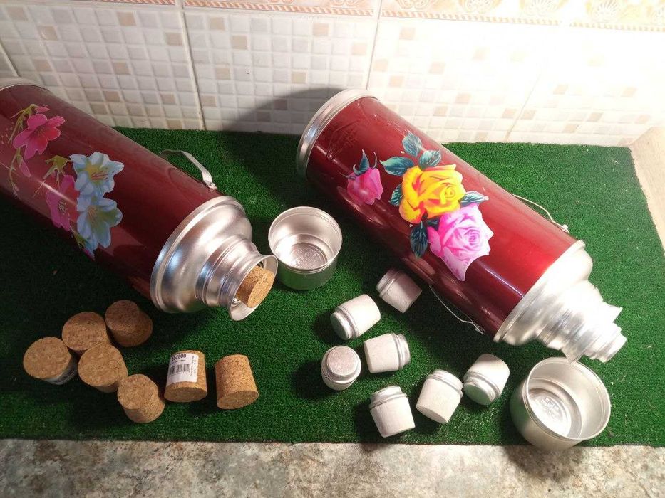 Коркові корки для китайського термосу 2 литри часів срср.: 180 грн ...