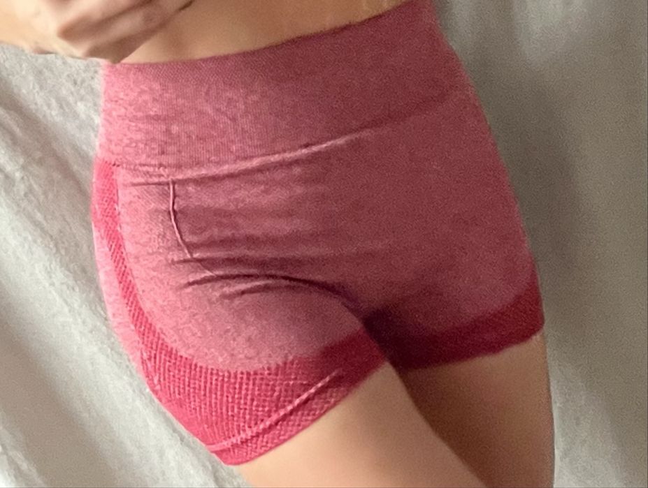 Spodenki push up fitness rower różowe