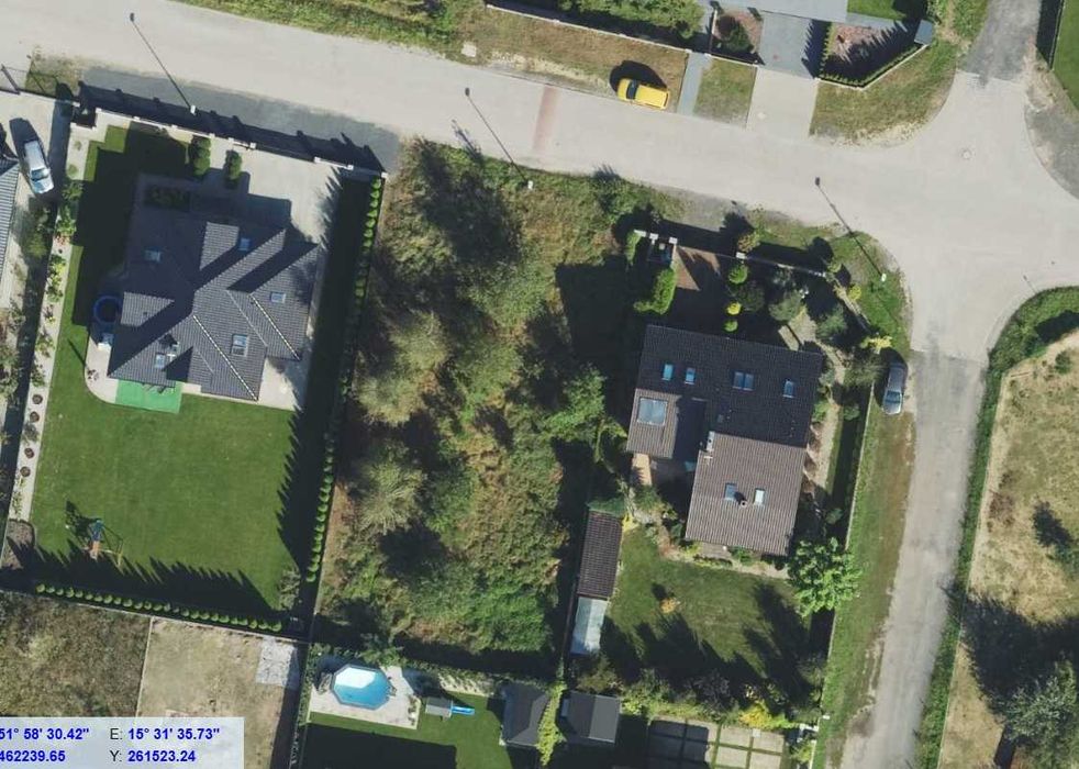 Atrakcyjna działka os. Kolorowe, Chynów Zielona Góra ul. Srebna