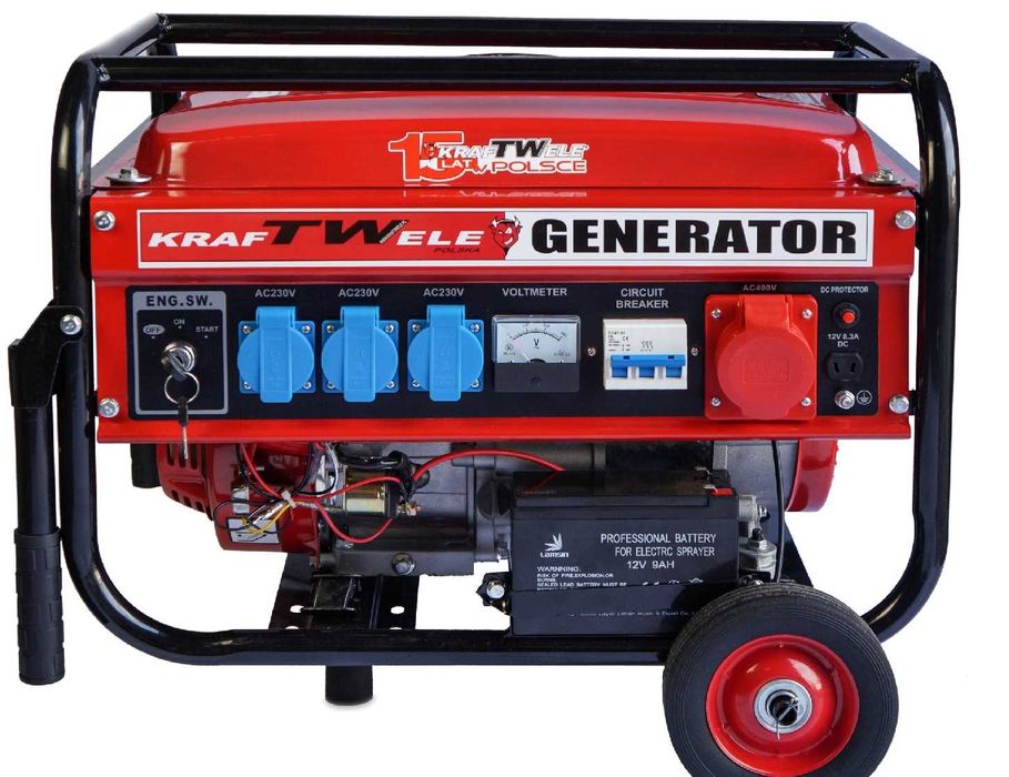 Generator Agregat Prądotwórczy 3,5KW Kółka rączki