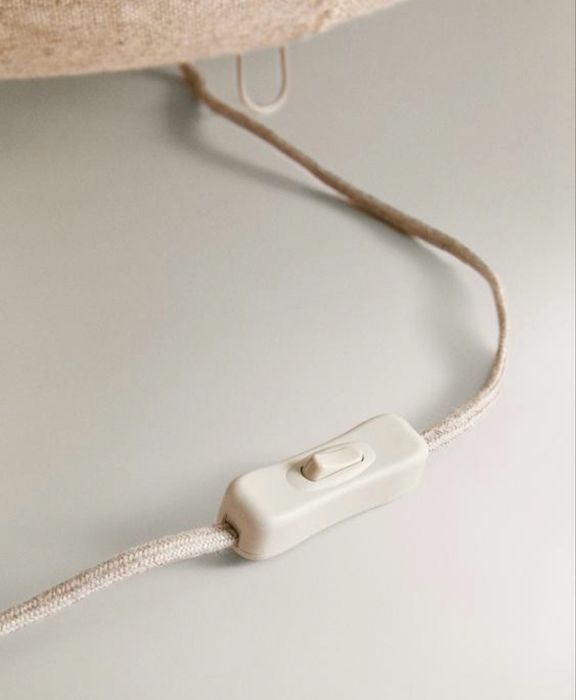 Candeeiro De Mesa Linho Zara Home NOVO