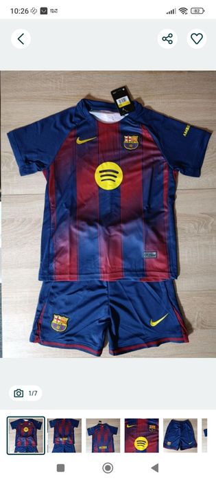 Komplet piłkarski dziecięcy Barcelona