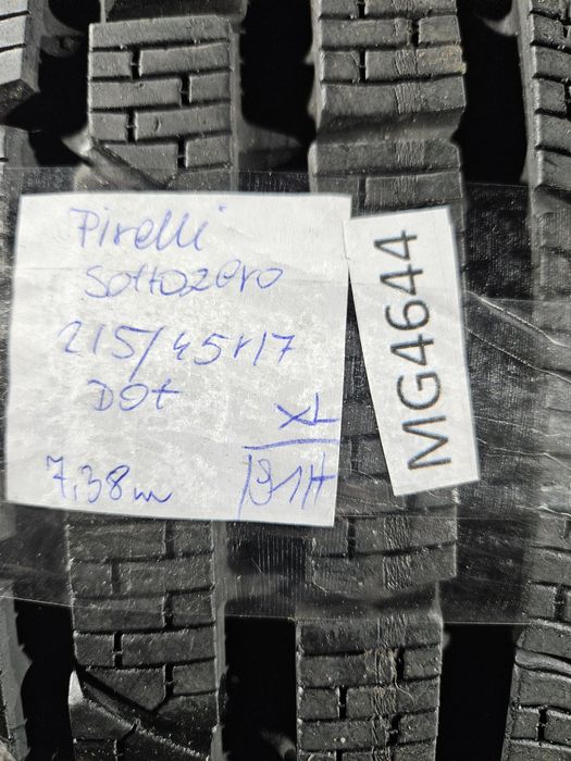 Pirelli 215/45 r17 Sottozero Winter 210 Serie II /// 7,4mm!!!