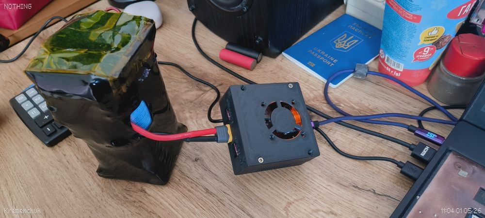 Потужний акумулятор ДБЖ UPS Lifepo4 для інвертора чи ноутбука