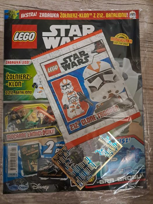 Magazyn lego Star Wars figurka klon z 212 batalionu karta gratis