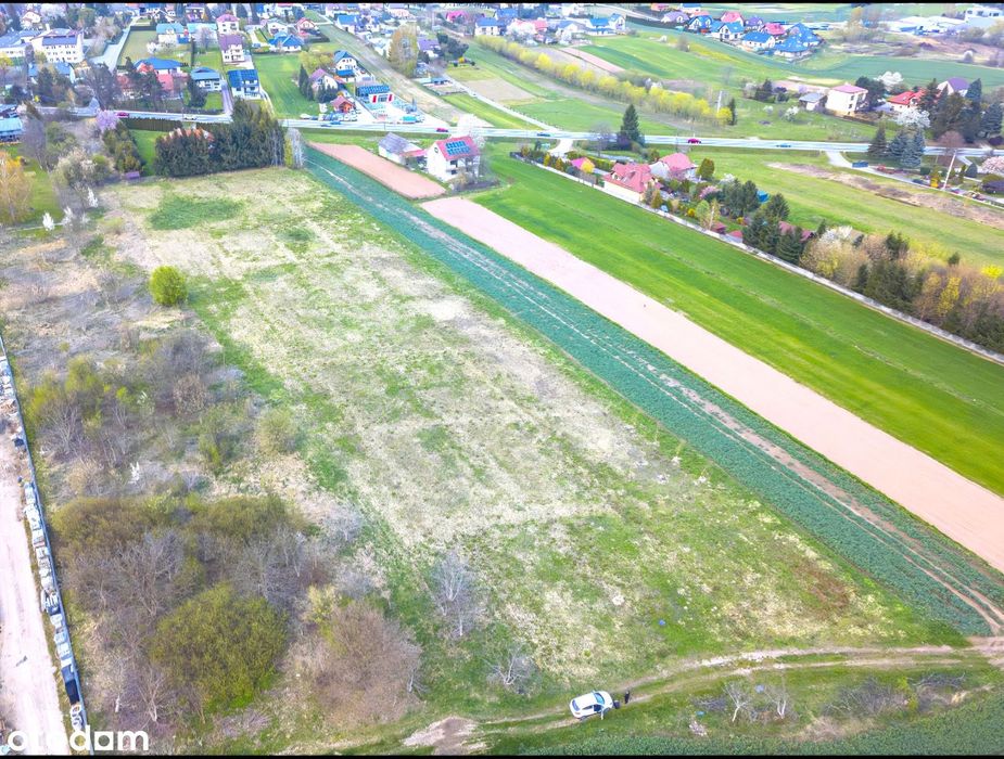 Duża działka budowlana z projektem i aktualnym pozwoleniem na budowę