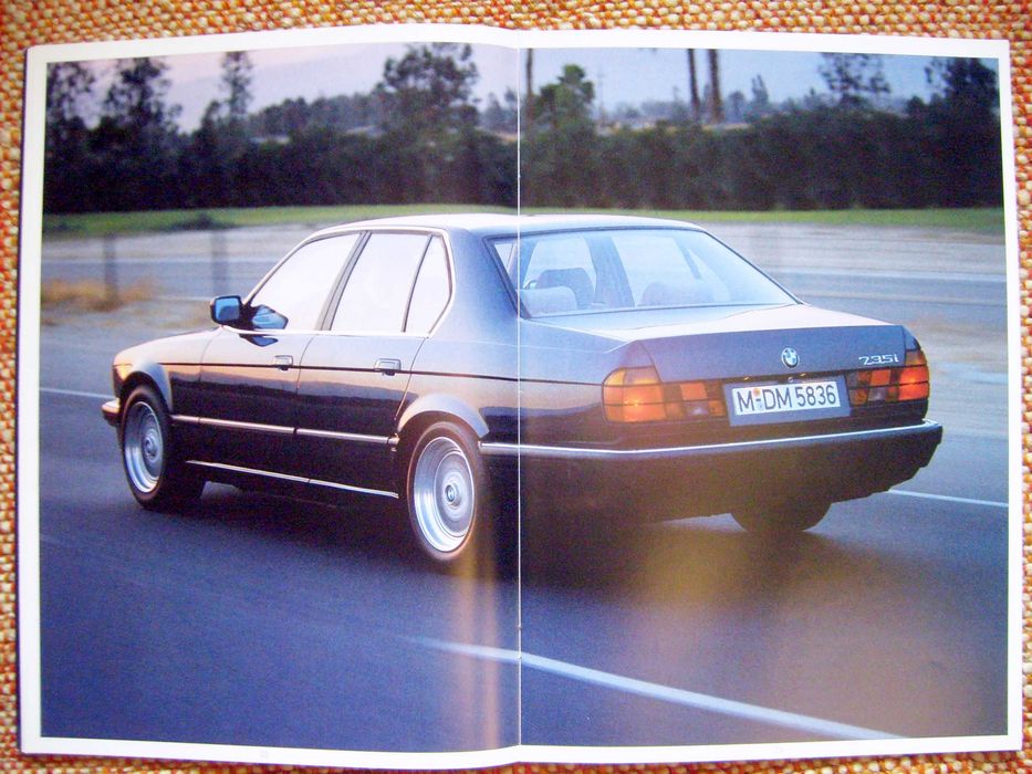 BMW 7 E32 - 730i 735i 735iL * prospekt 48 str. PIERWSZE WYDANIE 1986 !