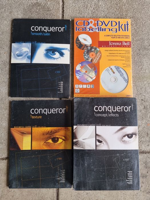 Papel para impressão de cartões de visita