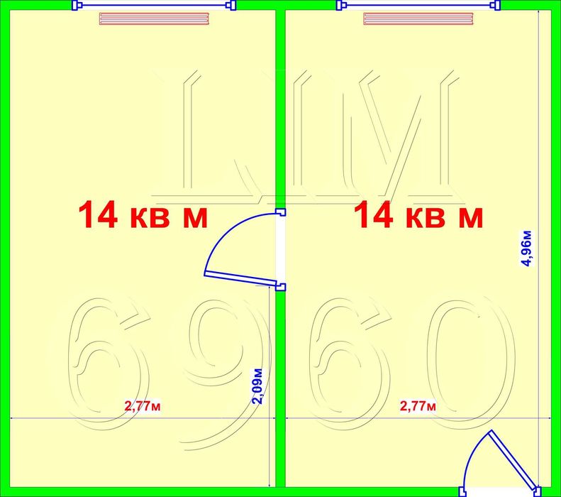 Оренда кабінету 14м2 +14м2 можлива спарка 4-й поверх Тимошенко Оболонь