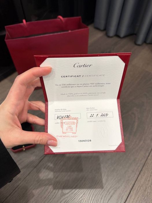 Кольцо Cartier love small (rose gold)