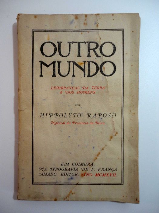 “Outro Mundo” (Hippolyto Raposo) – 1.ª Edição
