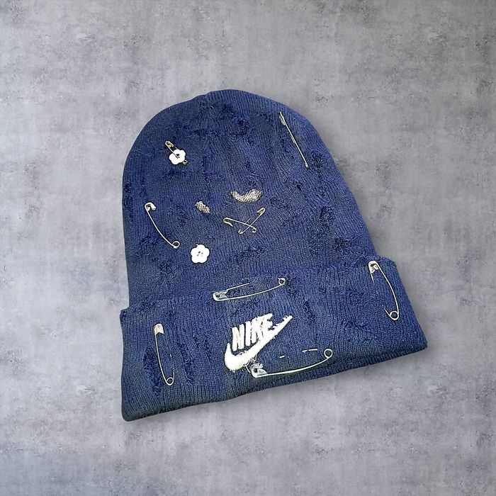 Czapka Nike zimowa beanie custom DIY alternative
