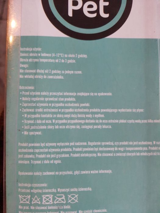 Obroża chłodząca dla psa rozmiar S