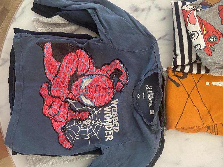 Zestaw 10 koszulek długo rękaw 98/104 psi patrol