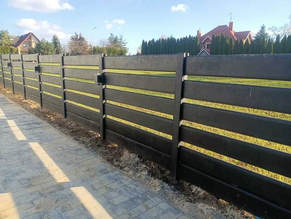 PROMOCJA!! Ogrodzenie betonowe, palisadowe, płyta betonowa, producent!
