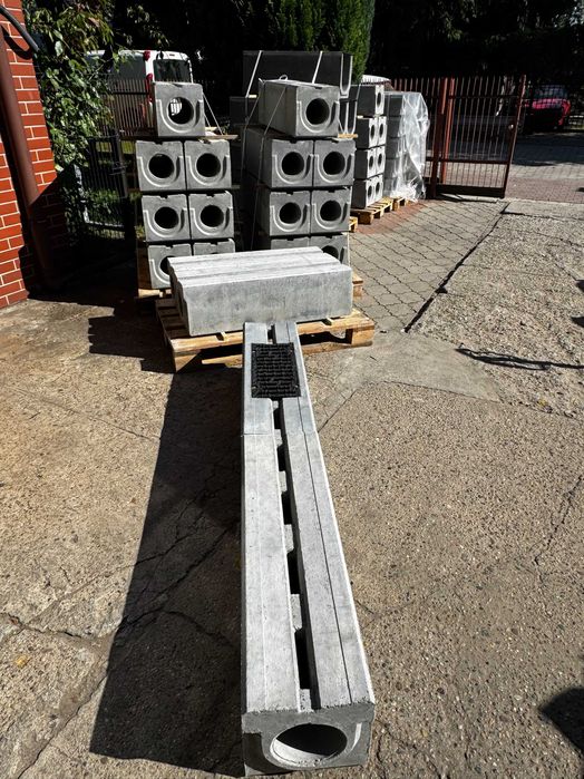 Odwodnienie liniowe Monoblok betonowy DN150 kl. D400 / E600