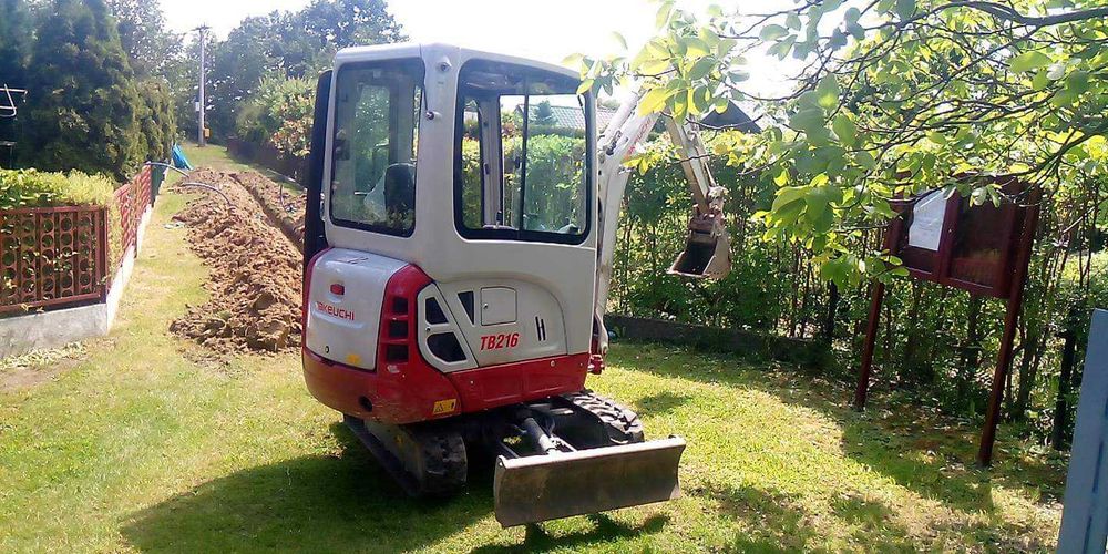 Wynajem Minikoparki bez operatora ( kopiesz sam) Transport/ laweta