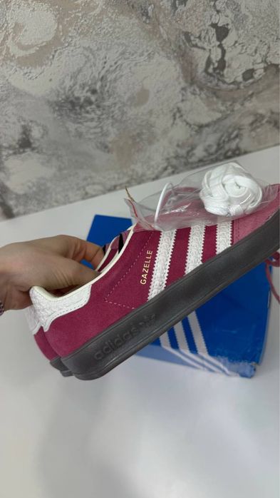 Кеды кроссовки адидас розовые Adidas Gazelle pink: 1 900 грн. - Кеди ...