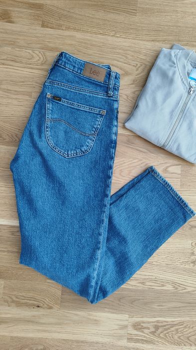 Spodnie jeans Lee damskie młodzieżowe dziewczęce W27 L33