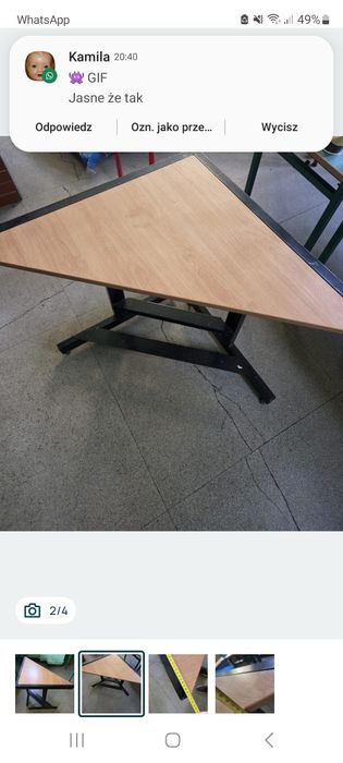 Stolik narożny biurko narożne