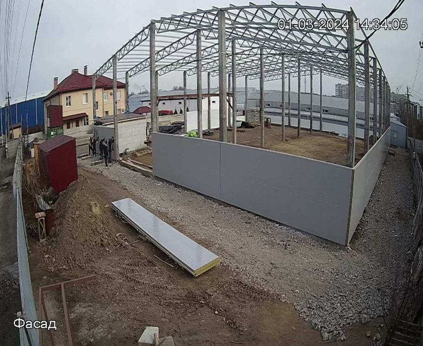 Вакуумний захват для монтажу сендвіч панелей  криша.