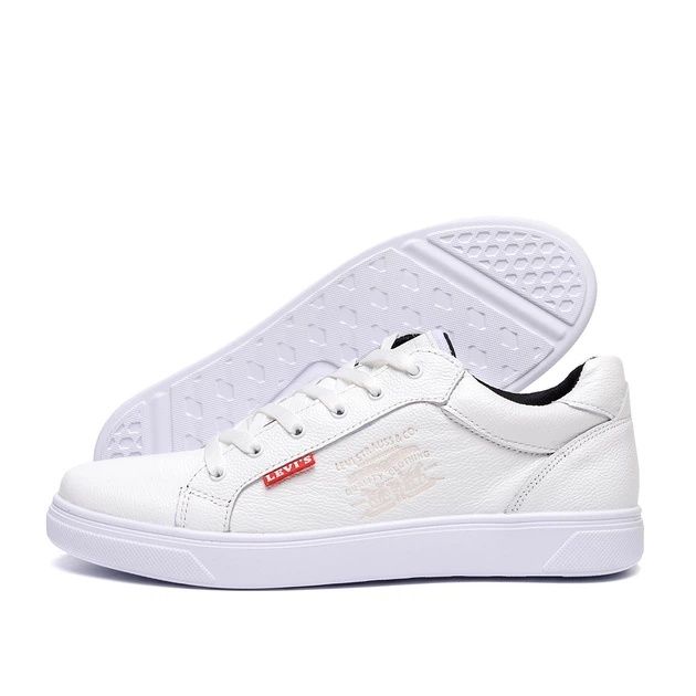 Чоловічі Шкіряні туфлі Levi's шкіряні  білі