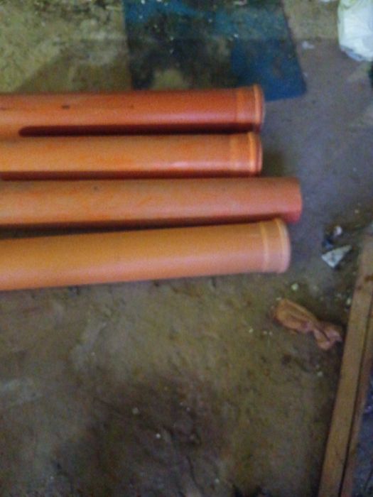 Rury PC 160x4.0 pomarańczowe