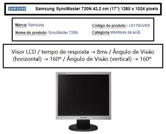 monitor TFT + tablet Android (para reparação)