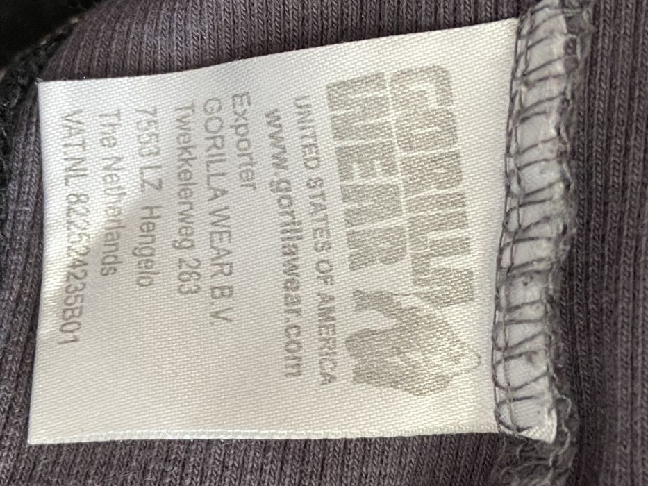 Gorilla wear M top  bluzka sportowa na ramiączkach lato sport